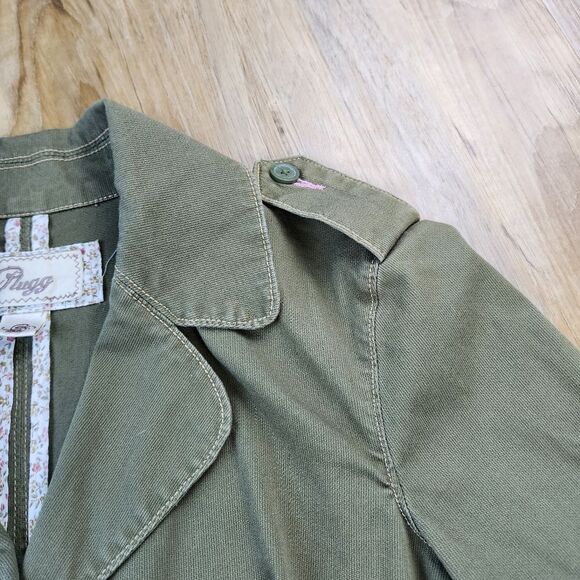 ☔️💜Plugg Olive Green Blazer Jacket Small - Picture 5 of 10